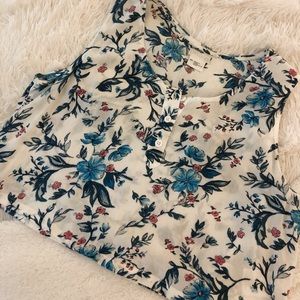 Urban Outfitters Floral Crop Top